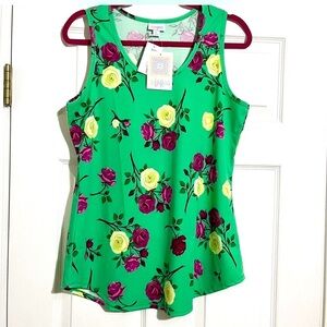 NWT LuLaRoe floral tank size XL
